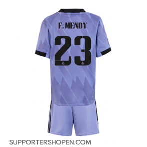 Real Madrid Ferland Mendy #23 Bortatröja Barn 2022-23 Kortärmad (+ korta byxor)